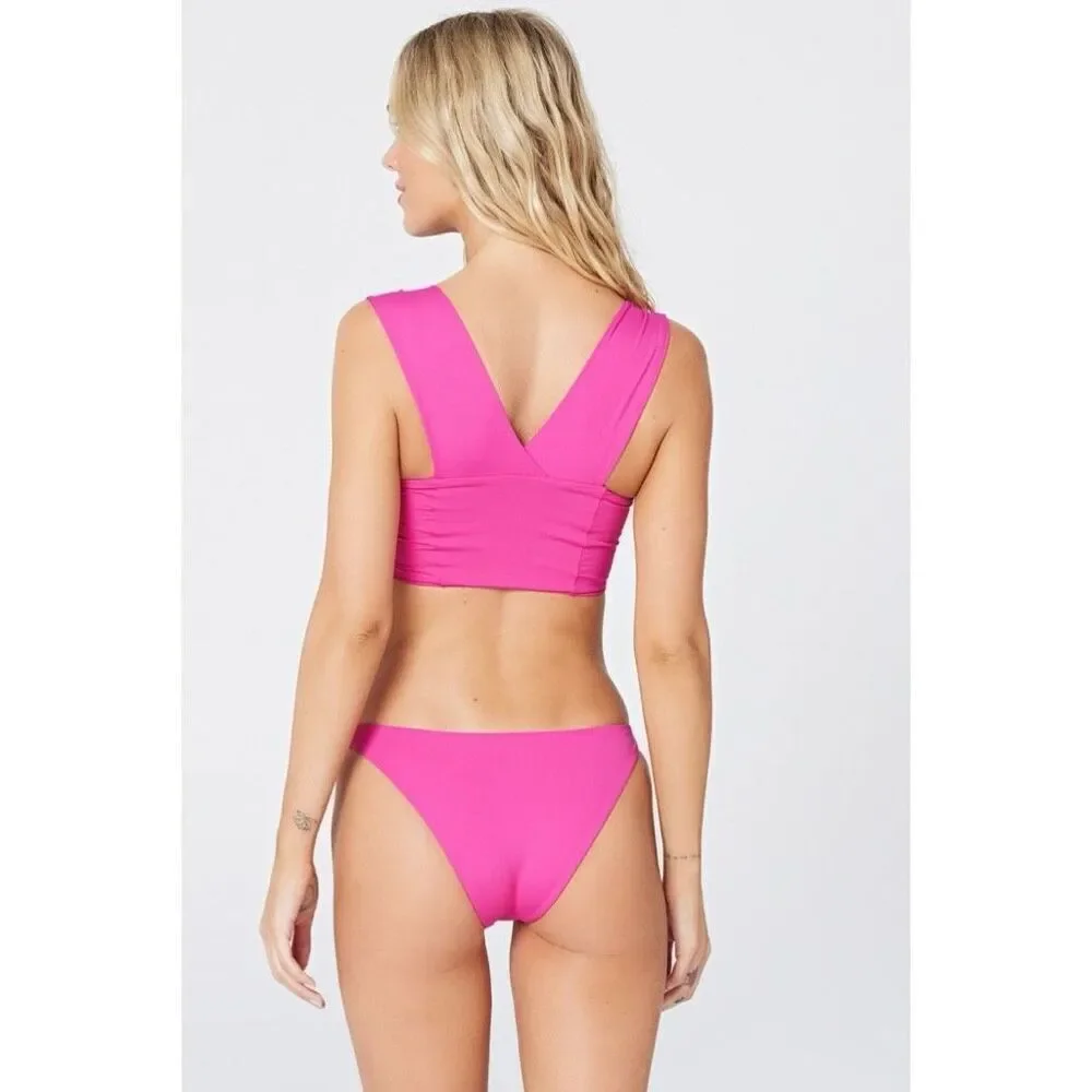L*Space Parker Top and Camacho Bottoms Bikini Set Size S
